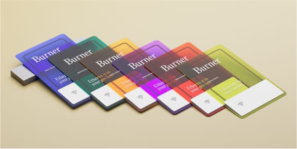 Burner Card Set